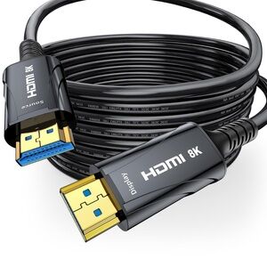HDMI 150 FT. 8K Gold-Plated Cable in Black